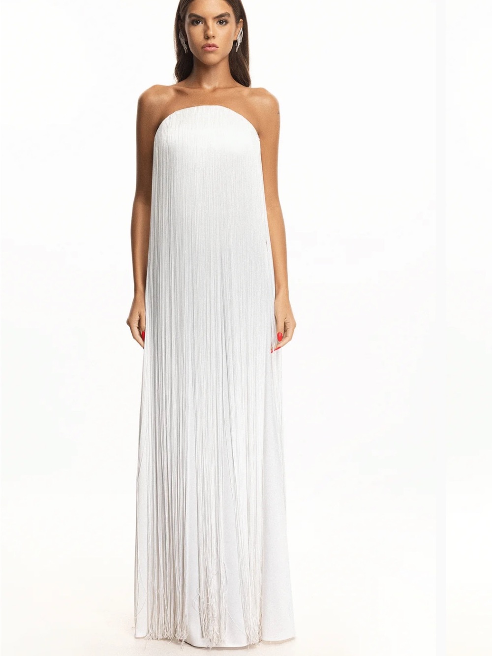 BRAND NEW Matters Mare White Fringe Dress